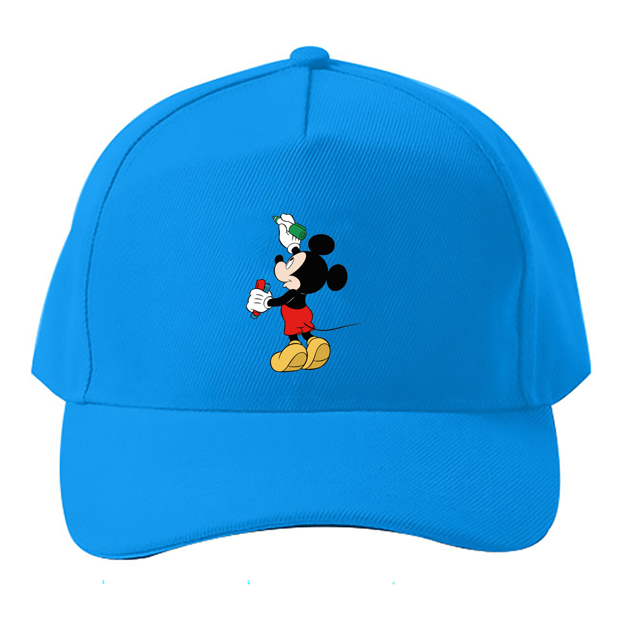 （画像用） ミッキーマウス Mickey Mouse ベースボールキャップ 綿100％ 男女兼用 帽子 スポーツ